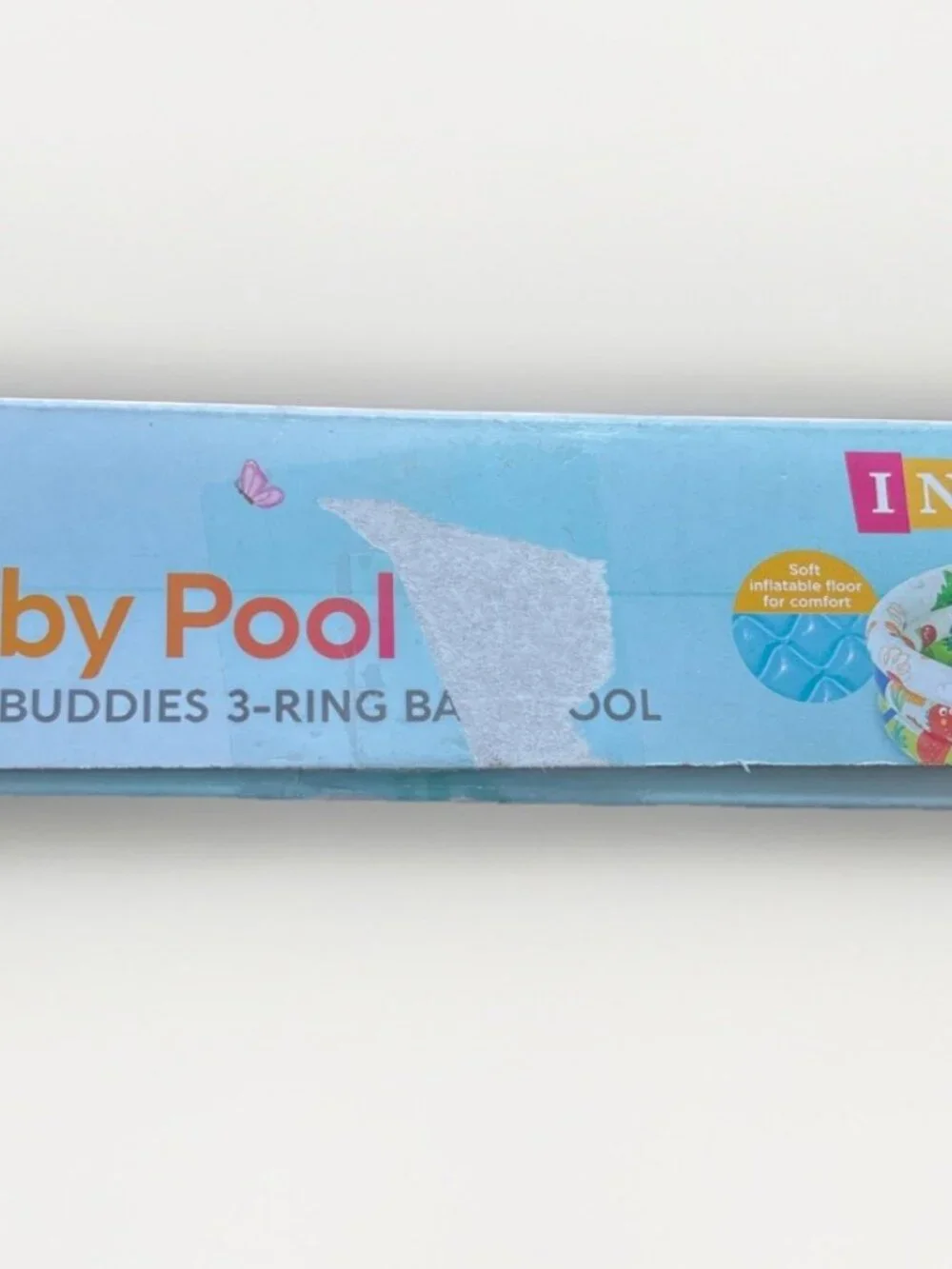 Intex Dino Buddies 3 Ring Baby Pool Approximate size (24in x 8.5in) Ages 1-3y